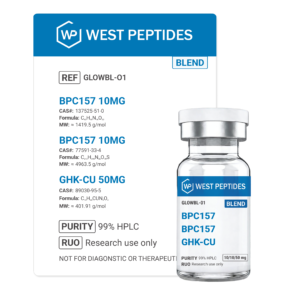 GLOW Blend (GHK-CU 50mg, BPC-157 10mg, TB-500 10mg) (10 Vials)