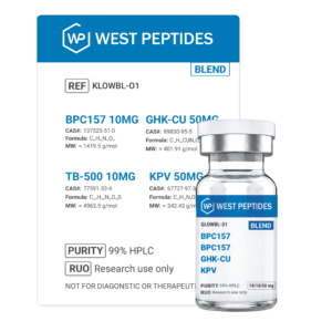KLOW Blend 80mg (KPV 10mg, BPC 10mg, TB 10mg, GHK-Cu 50mg) (10 Vials)